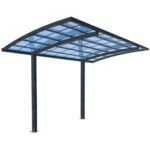 SHADE SHIELD Single Cantilever Carport 3.0m x 5.5m x 3.5m, Aluminium Alloy Frame, Polycarbonate Roof, Shelter for Car or Outdoor Living - Image 2