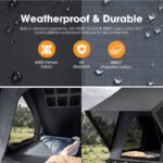 San Hima Kalbarri Lite Rooftop Tent Hardshell With Ladder Grey Camping 4WD 4x4 - Image 3